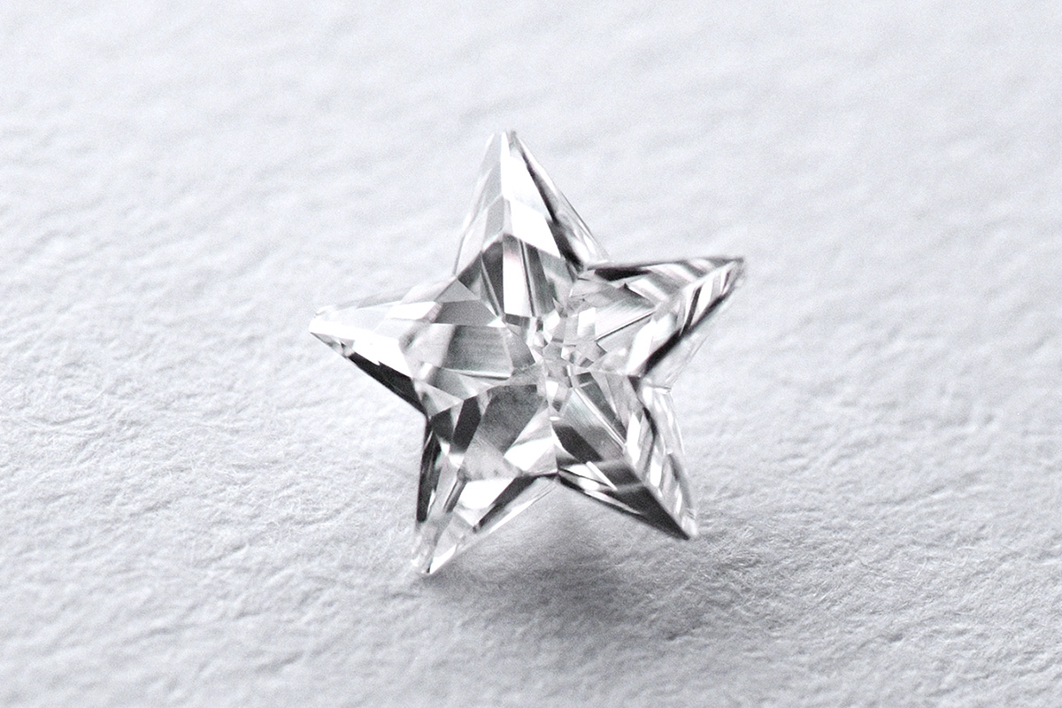 ころんと可愛い星のダイヤモンド