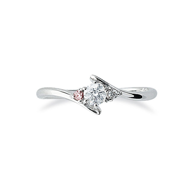 ピンクダイヤモンドの婚約指輪｜02B-0226