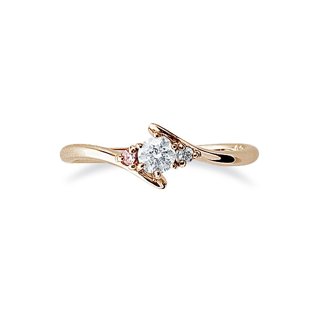 ピンクダイヤモンドの婚約指輪｜02B-0226