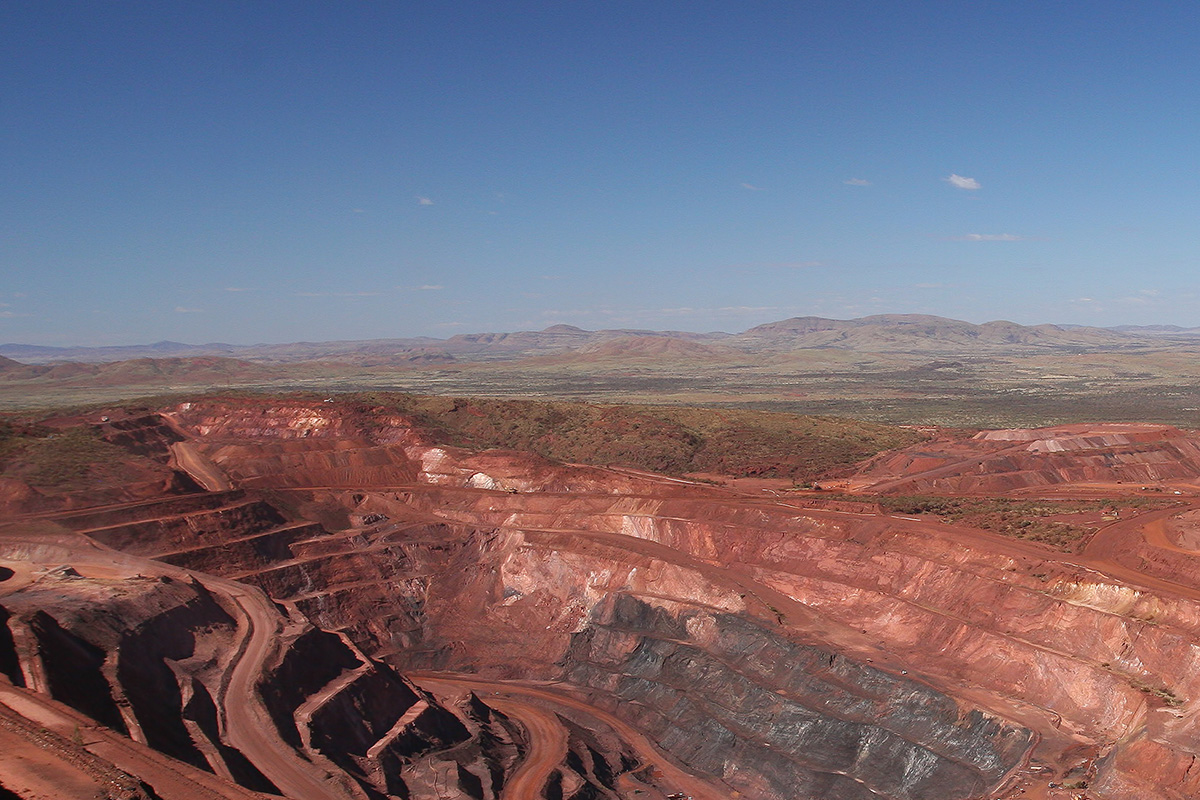 オーストラリアのアーガイル鉱山