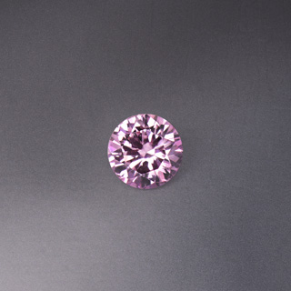 ファンシーインテンスパープリッシュピンクダイヤモンドルース｜0.190ct, Fancy Intense Purplish Pink, Round Brilliant Cut, VVS2, GIA