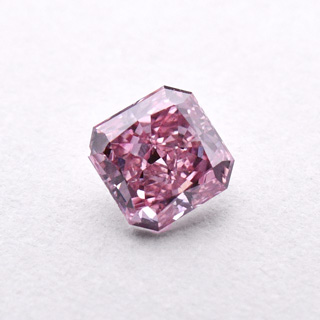 ファンシーインテンスパープルピンクダイヤモンドルース｜0.43ct, Fancy Intense Purple Pink, Radiant Cut, SI2, GIA