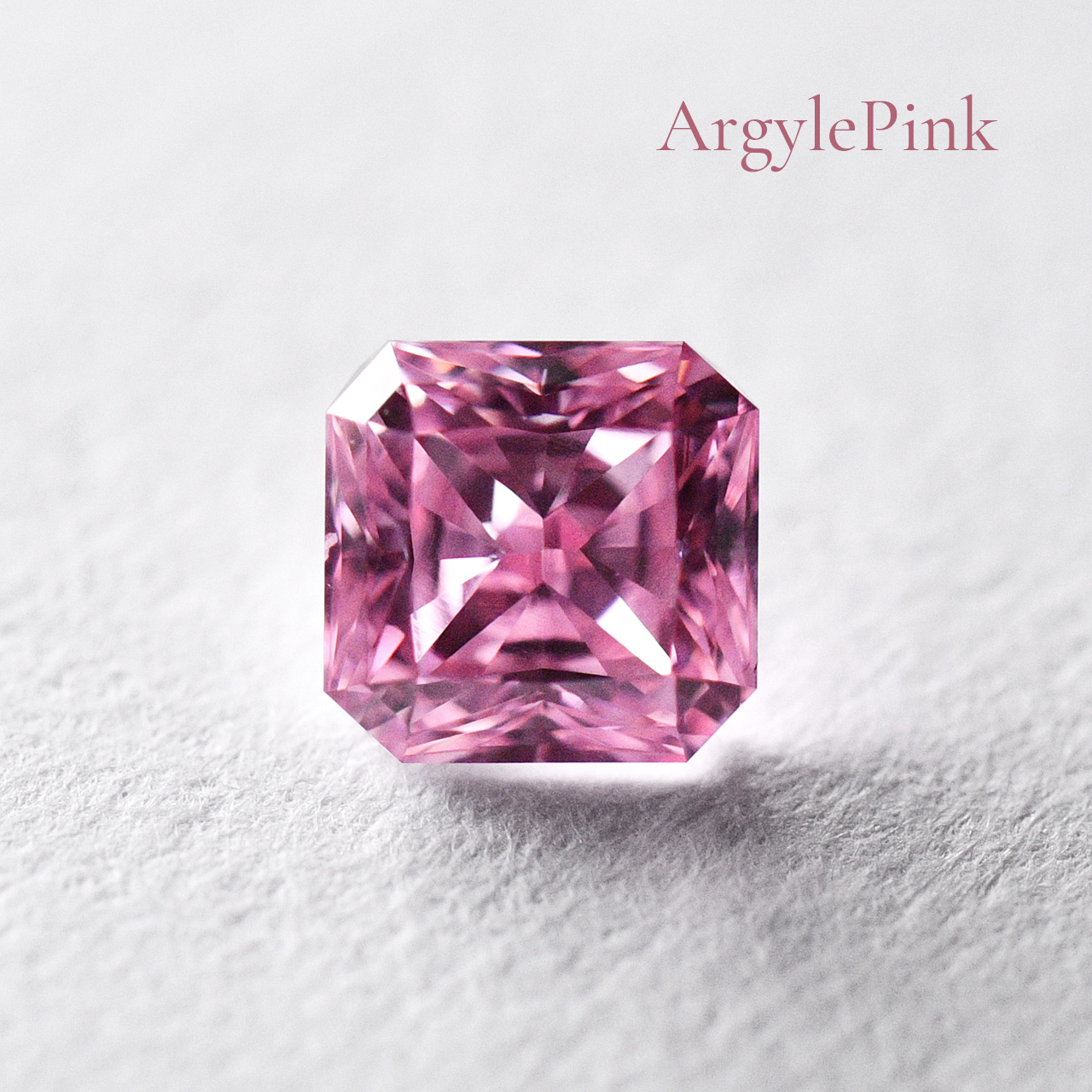 箱付状態ピンクダイヤモンドルース/ F.L.P. PINK/ 0.108 ct. - その他