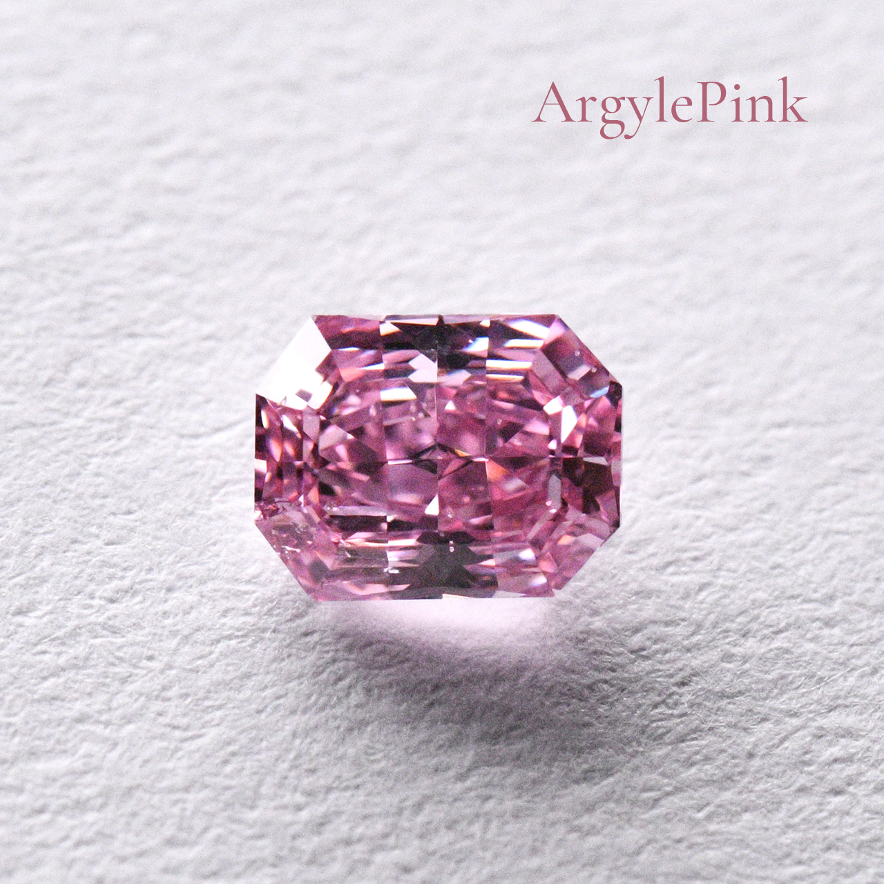 ピンクダイヤモンドルース　FANCY PURPLISH PINK 0.093ct