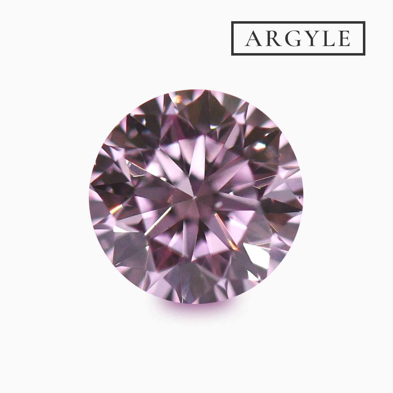 天然ファンシーパープリッシュピンクダイヤモンドルース画像1｜0.21ct, Fancy Purplish Pink, SI-1, Round, GIA & ARGYLE
