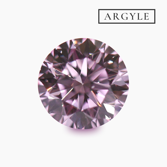 ファンシーパープリッシュピンクダイヤモンドルース｜0.21ct, Fancy Purplish Pink, SI-1, Round, GIA & ARGYLE