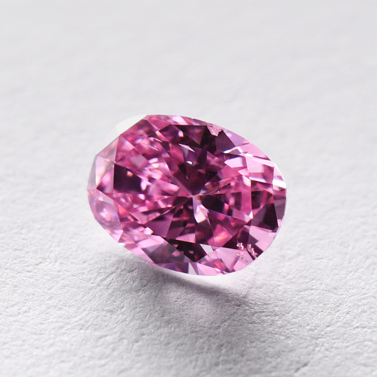 ピンクダイヤモンドルース‐0.21ct, Fancy Vivid Purplish Pink, SI-2 