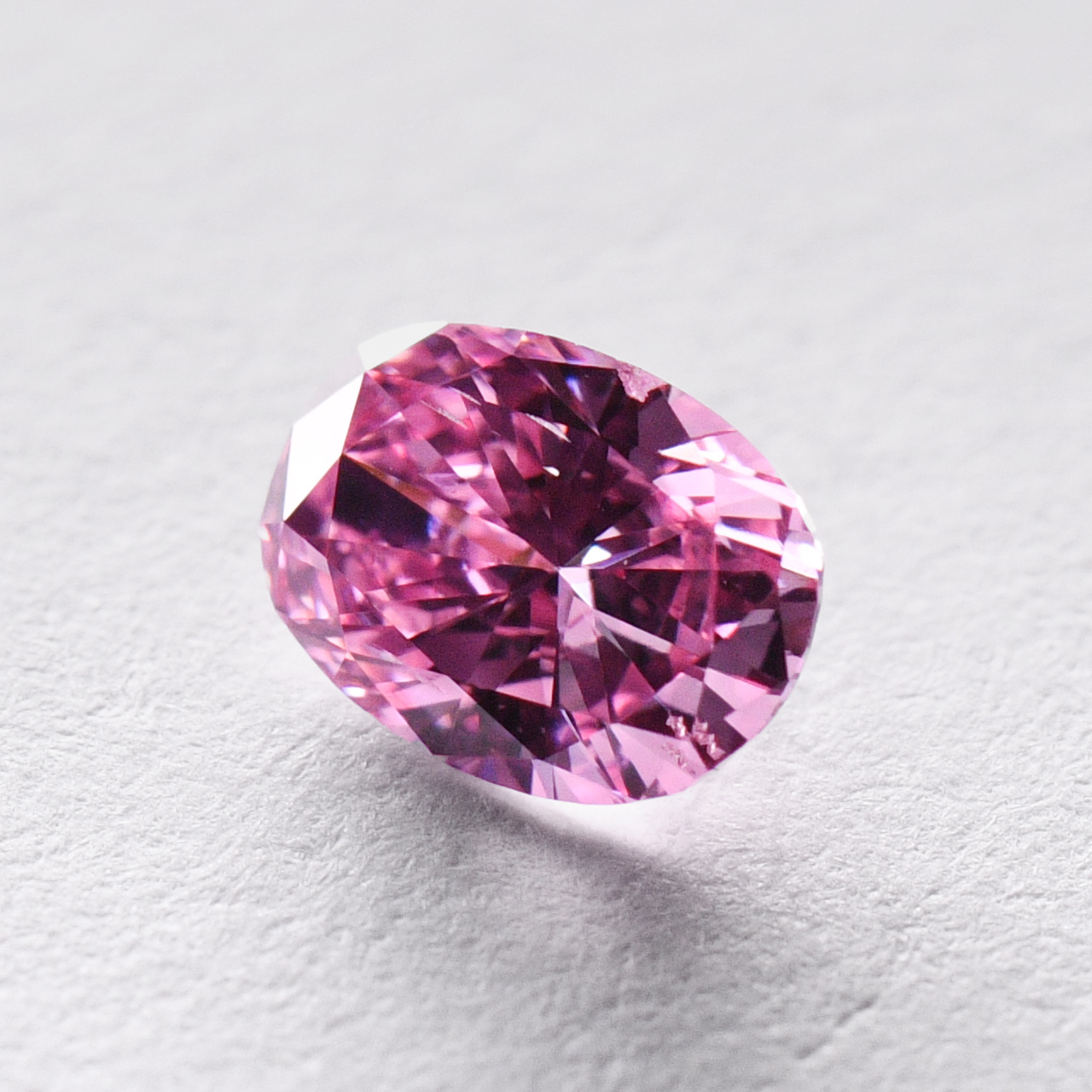 ピンクダイヤモンドルース‐0.21ct, Fancy Vivid Purplish Pink, SI-2 