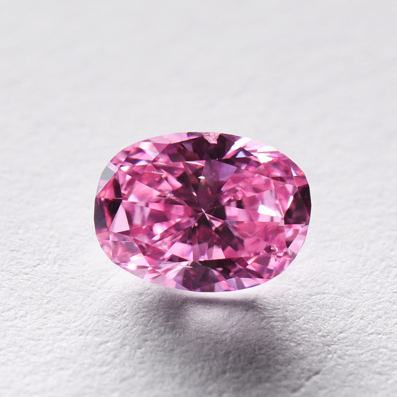 ピンクダイヤモンドルース画像6｜0.21ct, Fancy Vivid Purplish Pink, SI-2, Oval, GIA