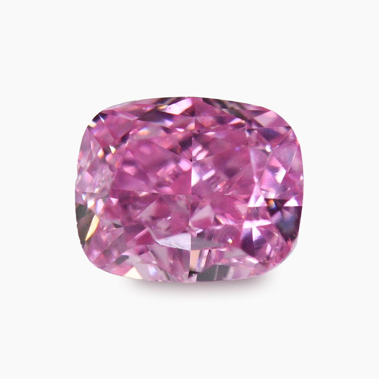 ピンクダイヤモンドルース画像1の拡大画像｜0.27ct, Fancy Vivid Purple Pink (ファンシーヴィヴィッドパープルピンク）, VS-2, Cusion, GIA