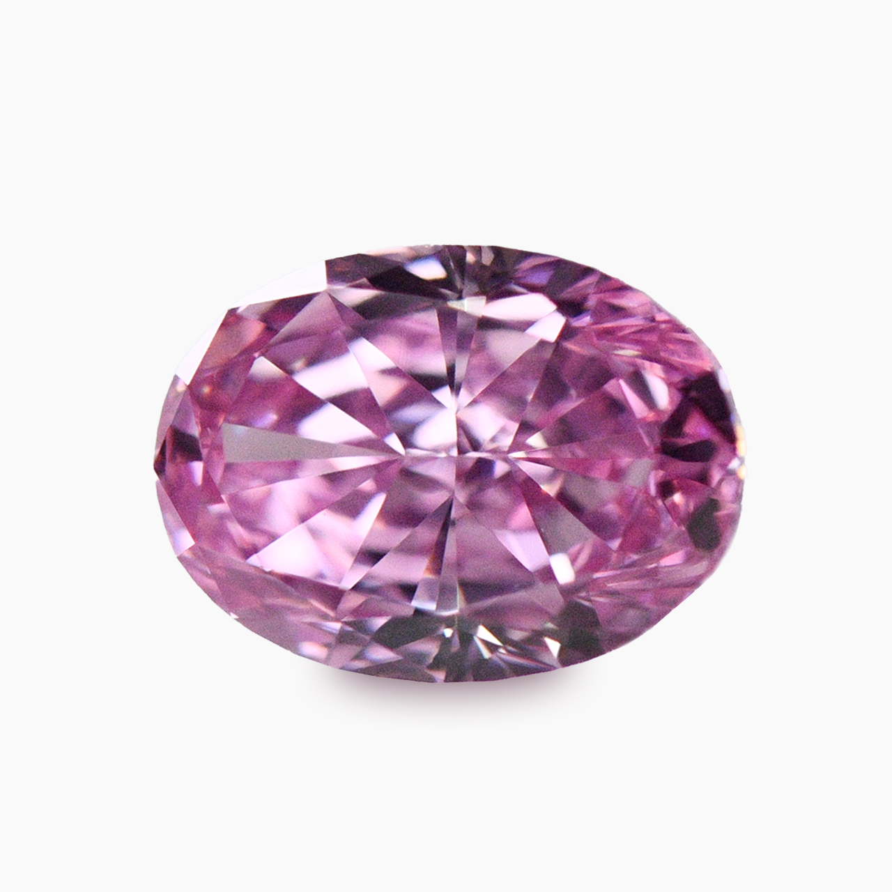 ピンクダイヤモンドルース画像1の拡大画像｜0.30ct, Fancy Vivid Purple Pink (ファンシーヴィヴィッドパープルピンク）, VS-2, Oval, GIA