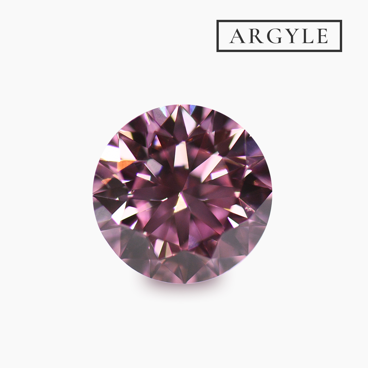 ピンクダイヤモンドルース画像1の拡大画像｜0.261ct / Fancy Intense Pink / VVS1 / Round 3EX / ARGYLE / 5P