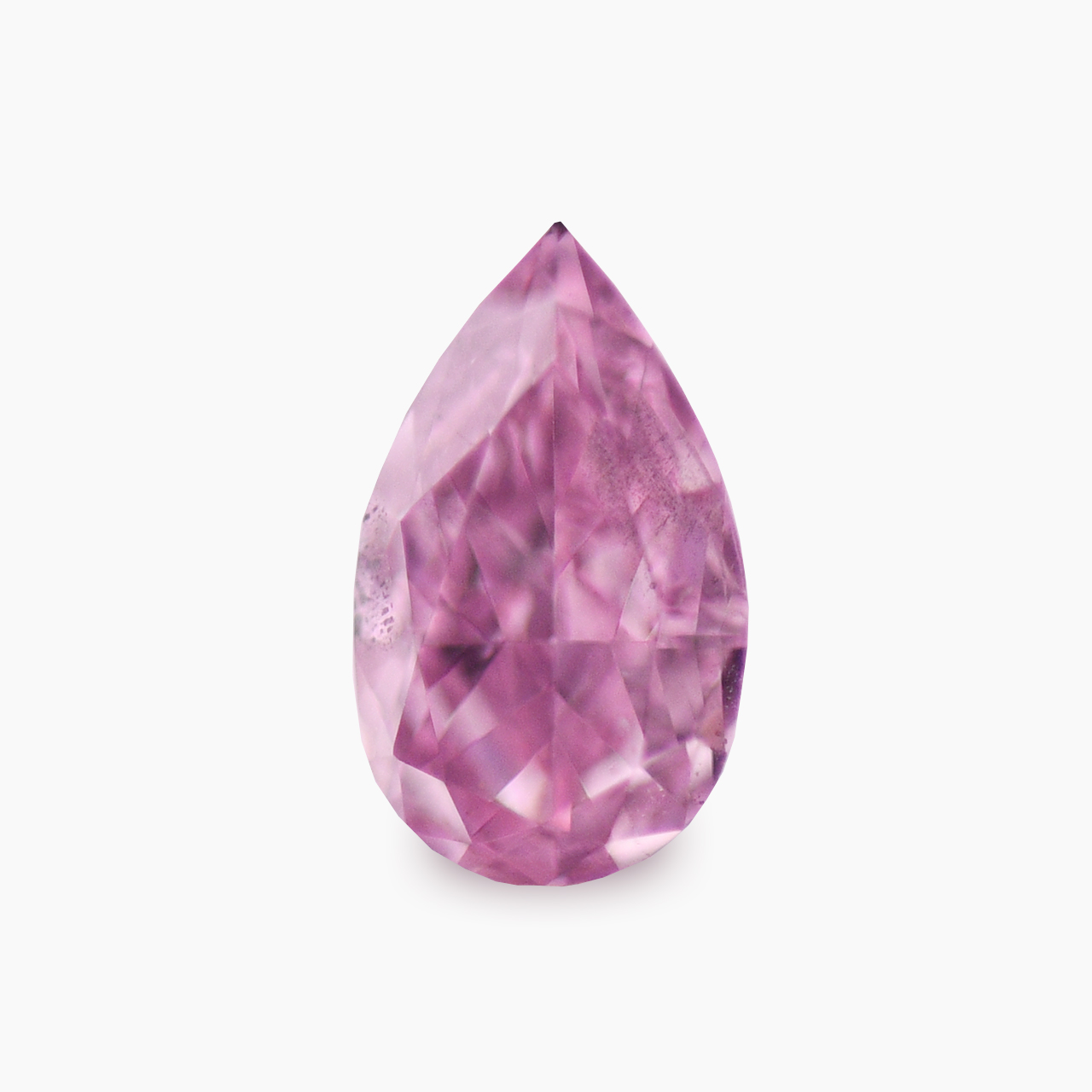 ピンクダイヤモンドルース画像1の拡大画像｜0.157ct / Fancy Vivid Purplish Pink / SI-2 / Pear Shape/ CGL