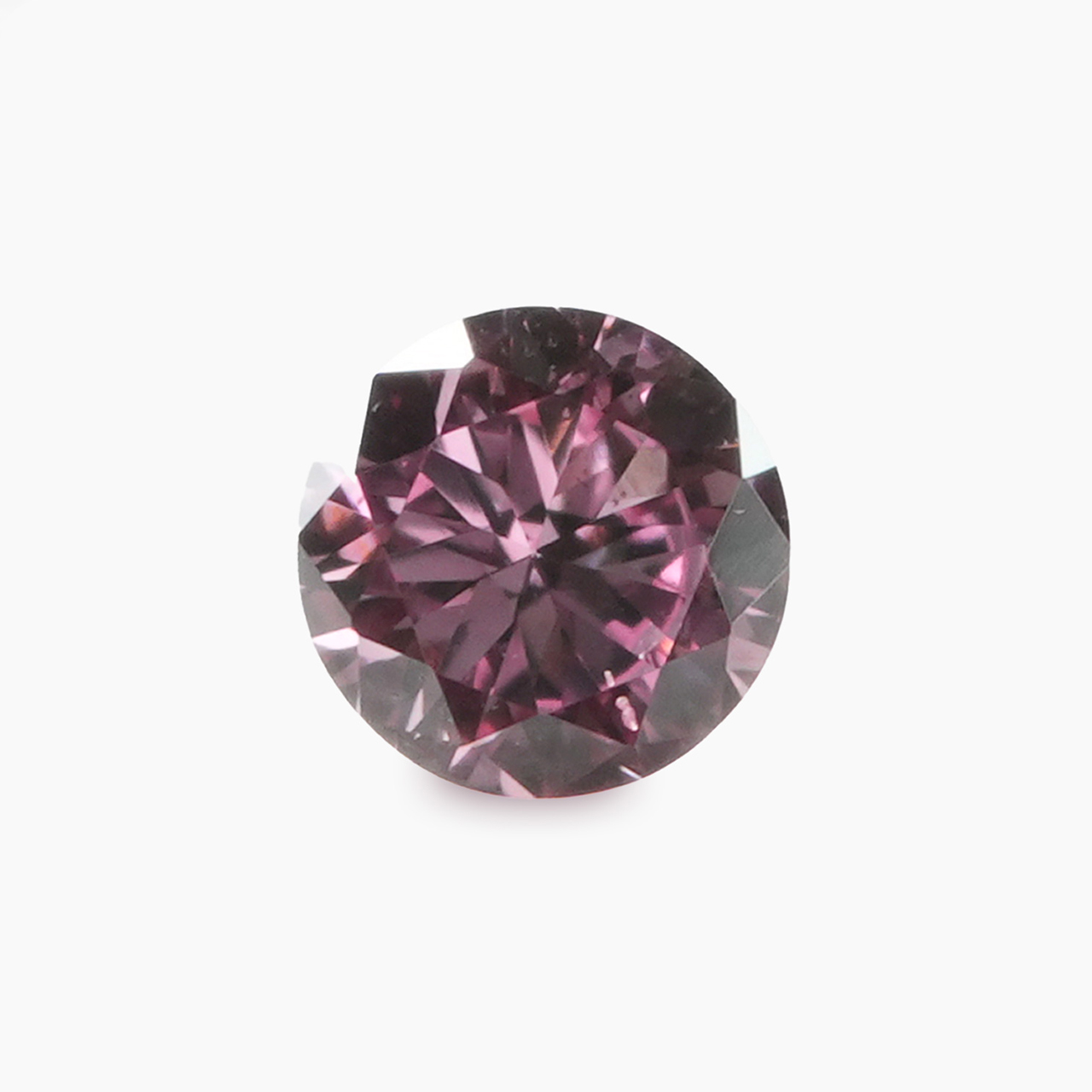ピンクダイヤモンドルース｜0.027ct / Fancy Intense Purplish Pink / SI-1 /Round