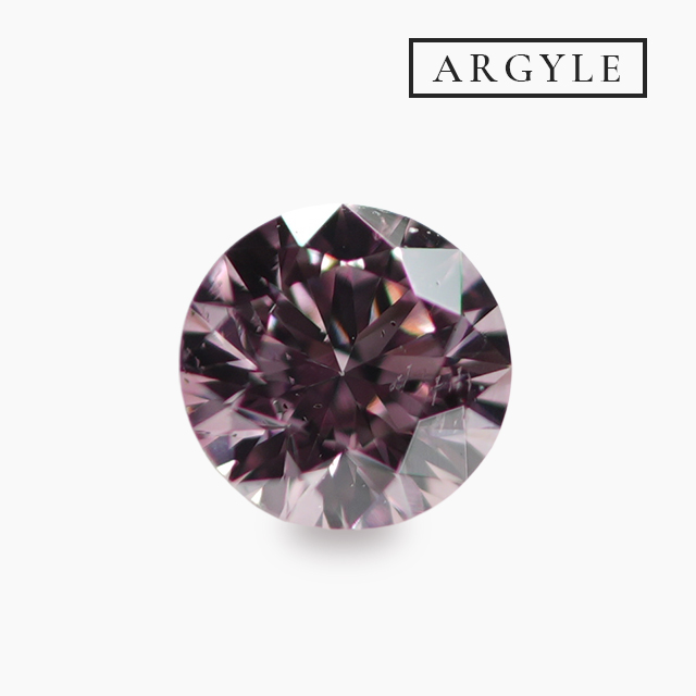 ピンクダイヤモンドルース｜0.091ct / FANCY INTENSE PURPLISH PINK / SI-2 / ROUND