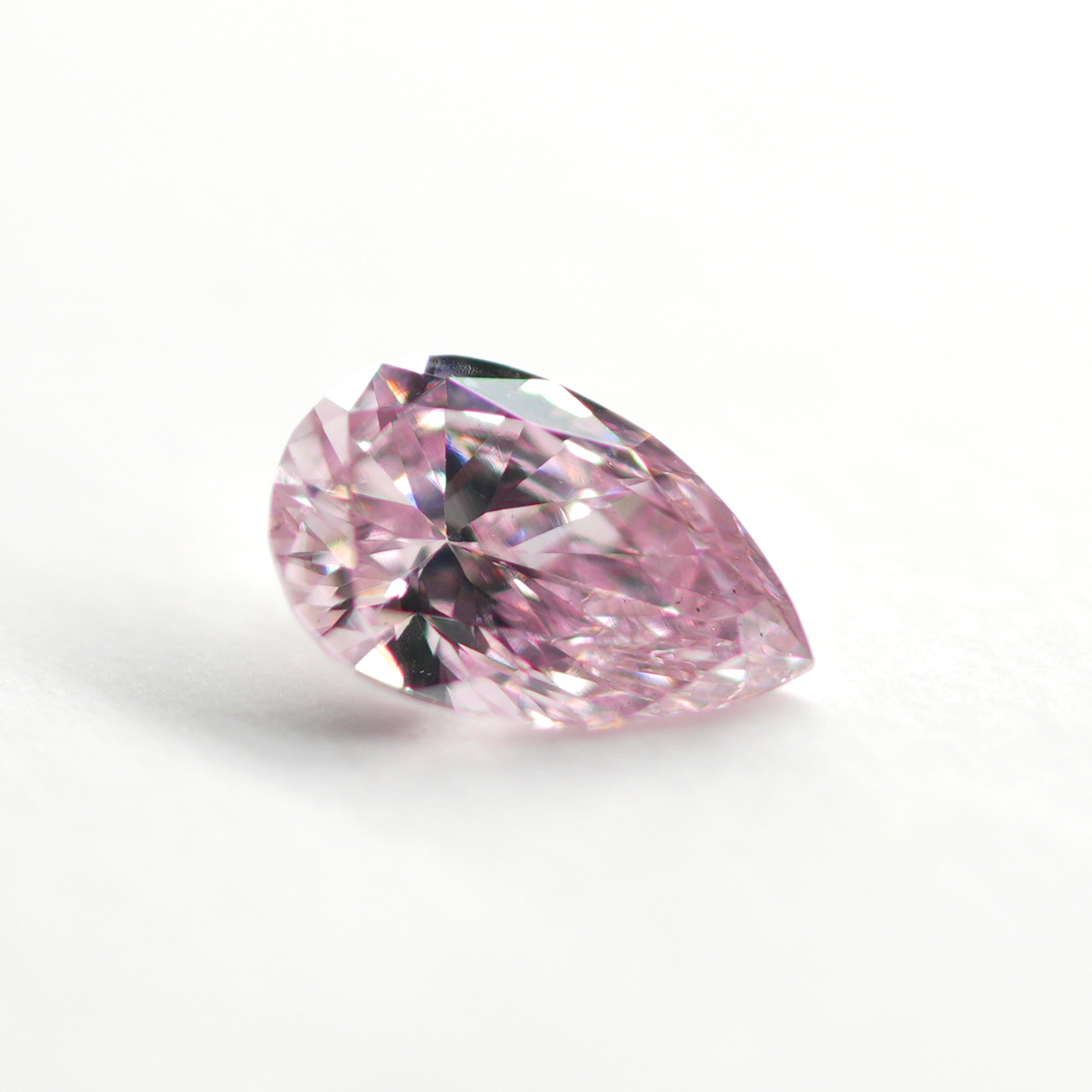 ピンクダイヤモンドルース画像1の拡大画像｜0.135ct / FANCY PINK / SI-1 /PEAR