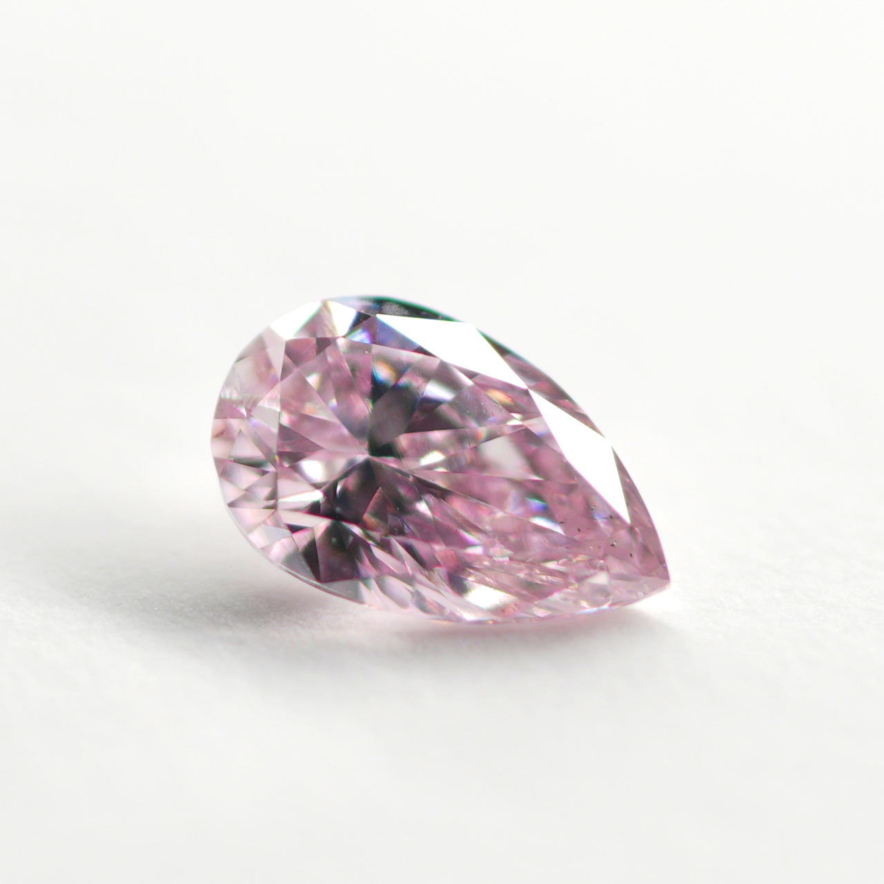ピンクダイヤモンドルース画像5の拡大画像｜0.135ct / FANCY PINK / SI-1 /PEAR
