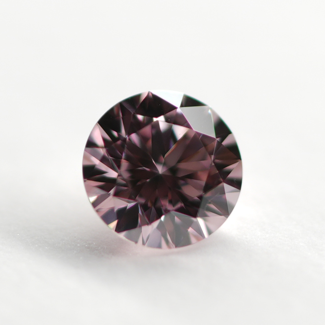 ピンクダイヤモンドルース画像7の拡大画像｜0.092ct / FANCY INTENSE PINK / VS-1 /ROUND