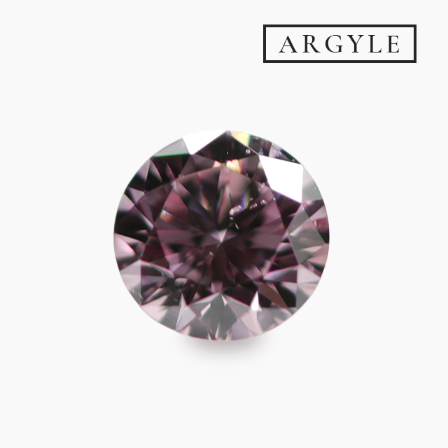 ピンクダイヤモンドルース｜0.083ct / FANCY PURPLISH PINK / SI-2 / ROUND