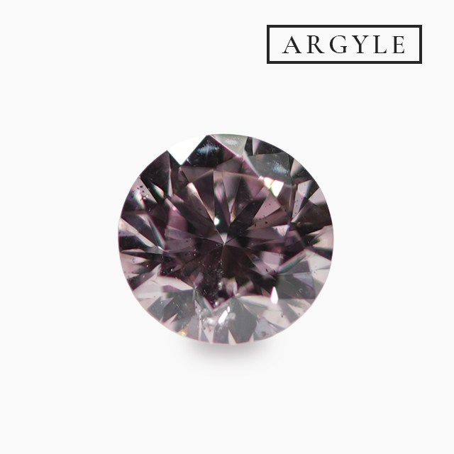 ピンクダイヤモンドルース｜0.116ct / FANCY PURPLISH PINK / SI-2 / ROUND