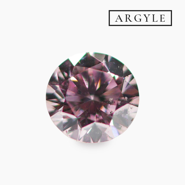 ピンクダイヤモンドルース｜0.110ct / FANCY PURPLISH PINK / SI-2 / ROUND