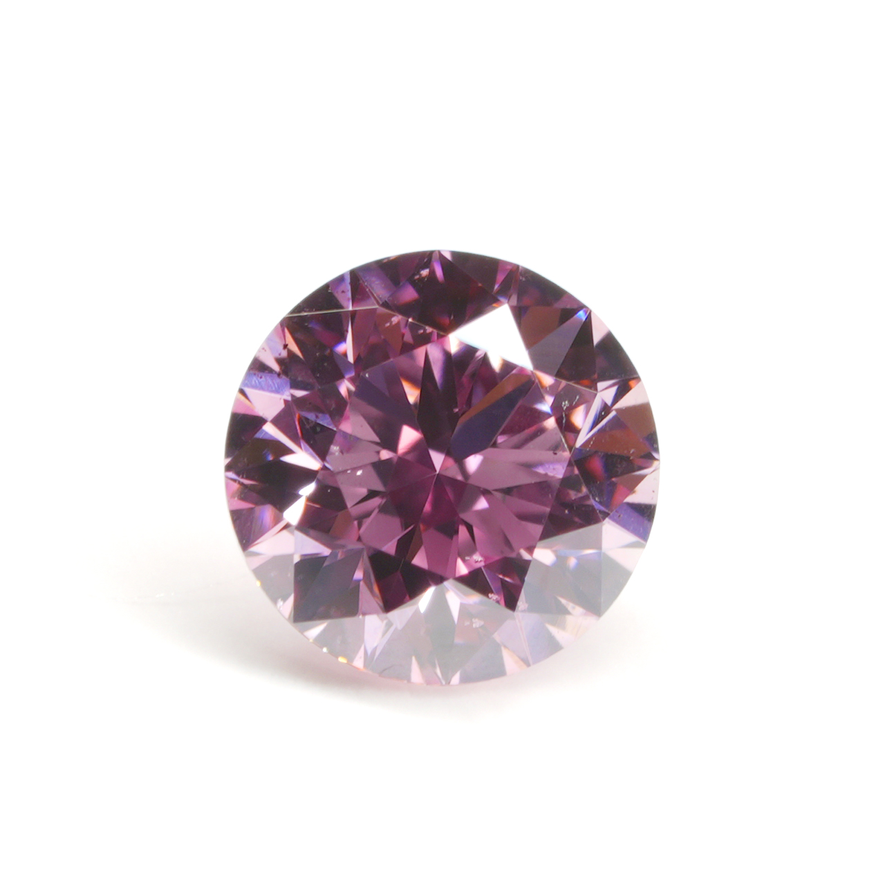 ピンクダイヤモンドルース画像1の拡大画像｜0.24ct / Fancy Intense Purplish Pink / SI2 (GIA: SI1) /ROUND