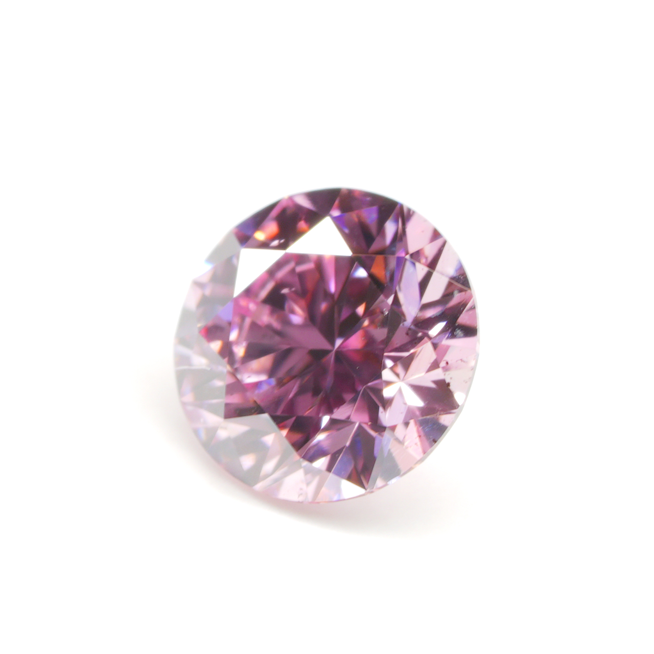 ピンクダイヤモンドルース画像4の拡大画像｜0.24ct / Fancy Intense Purplish Pink / SI2 (GIA: SI1) /ROUND